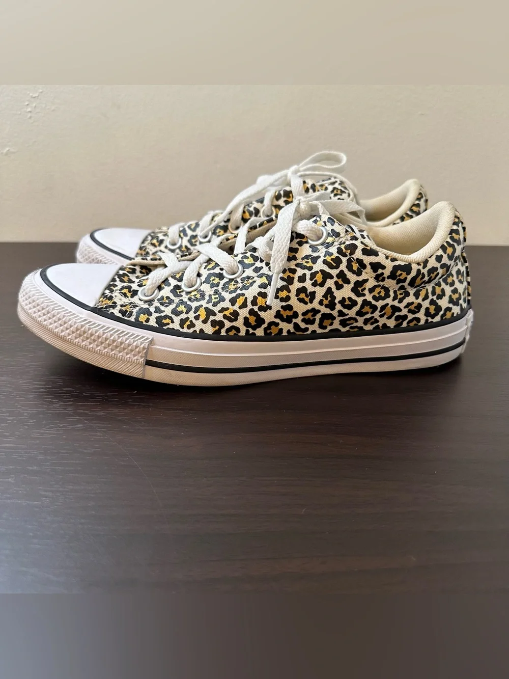 Converse All Star Street Low Top Leopard Print Lace-Up Sneakers US 8 EU 39 - Picture 7 of 16